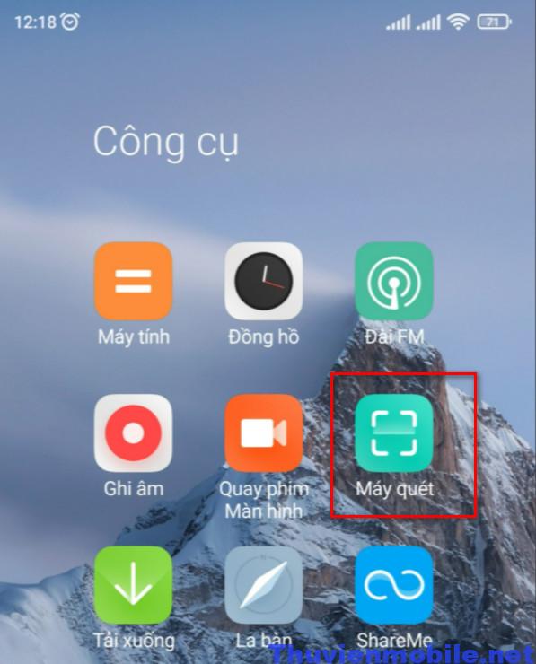 Cách quét mã QR trên Xiaomi - 1