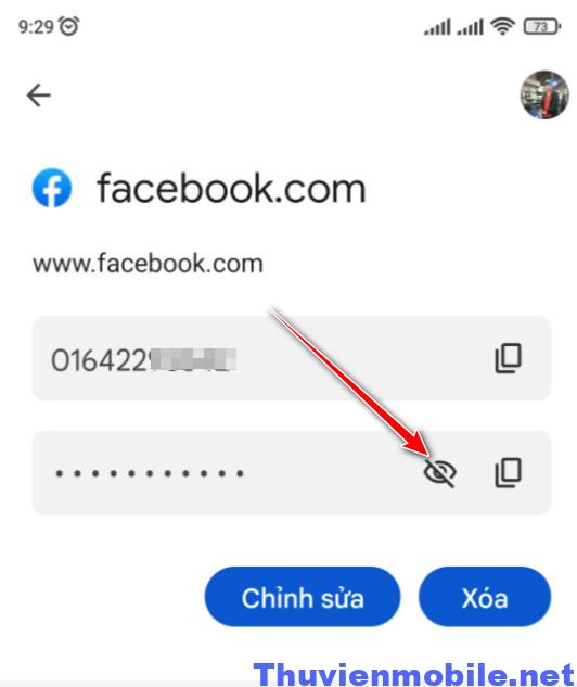 Cách xem mật khẩu Facebook trên điện thoại - 1