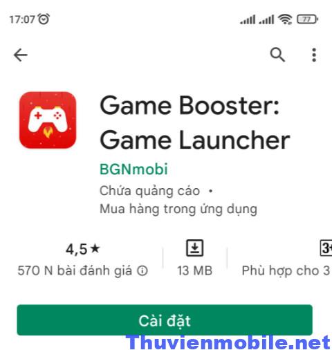 App tăng tốc chơi game mobile - 1