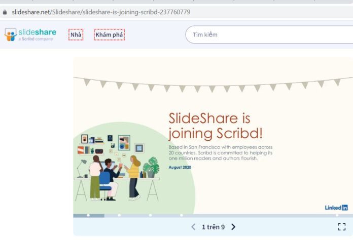Tài khoản Slideshare Premium