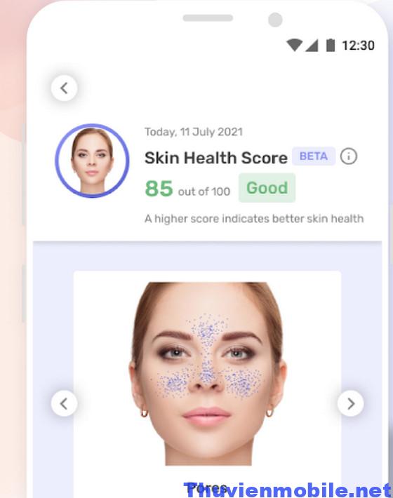Top app kiểm tra da mặt, test da mặt phụ nữ tốt nhất