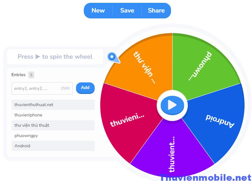 App Spinner Wheel
