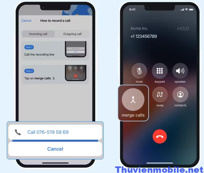 App ghi âm cuộc gọi trên iphone TrueCaller