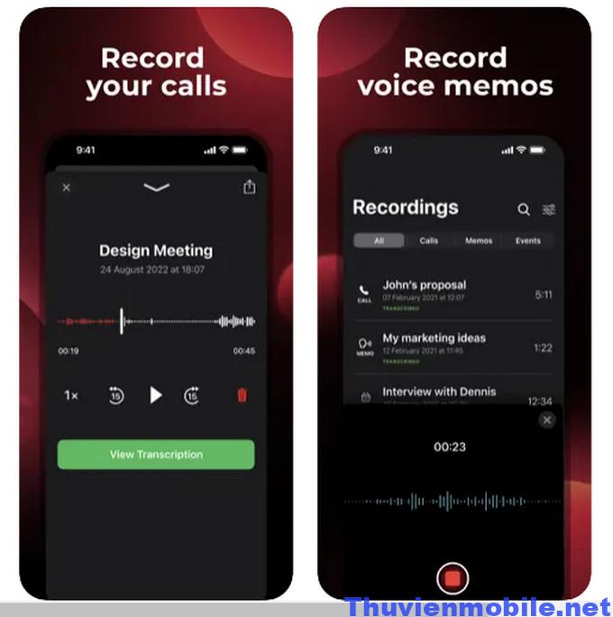 App ghi âm cuộc gọi zalo iphone - TapeACall