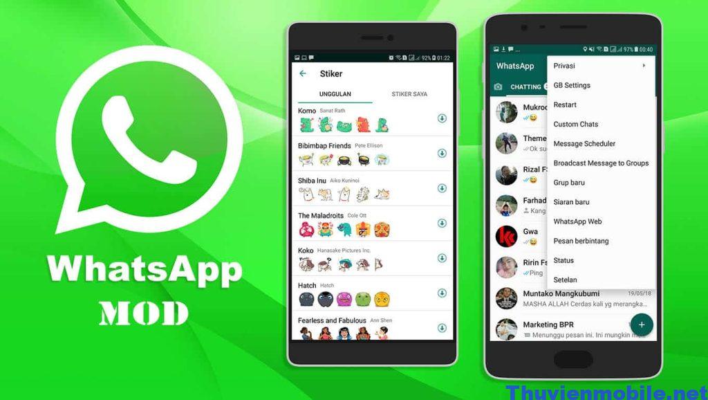whatsapp mod 3 Tải WhatsApp MOD Apk mới nhất cho Android (Mở khóa)