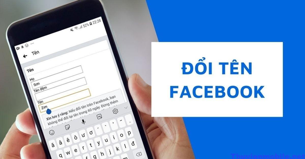 huong dan cach doi ten Facebook tren dien thoai may tinh 2023 1 Hướng dẫn cách đổi tên Facebook trên điện thoại, máy tính 2023