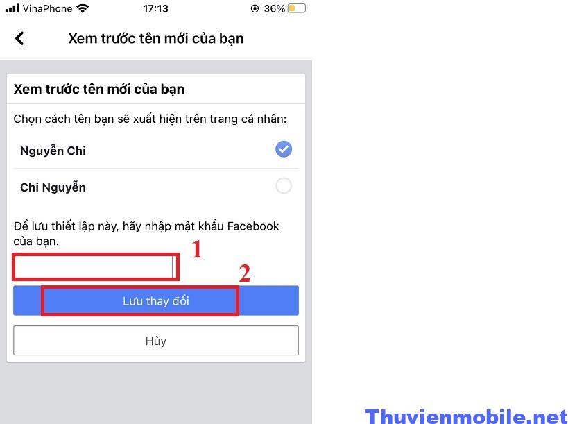 huong dan cach doi ten Facebook tren dien thoai may tinh 2023 5 1 Hướng dẫn cách đổi tên Facebook trên điện thoại, máy tính 2023