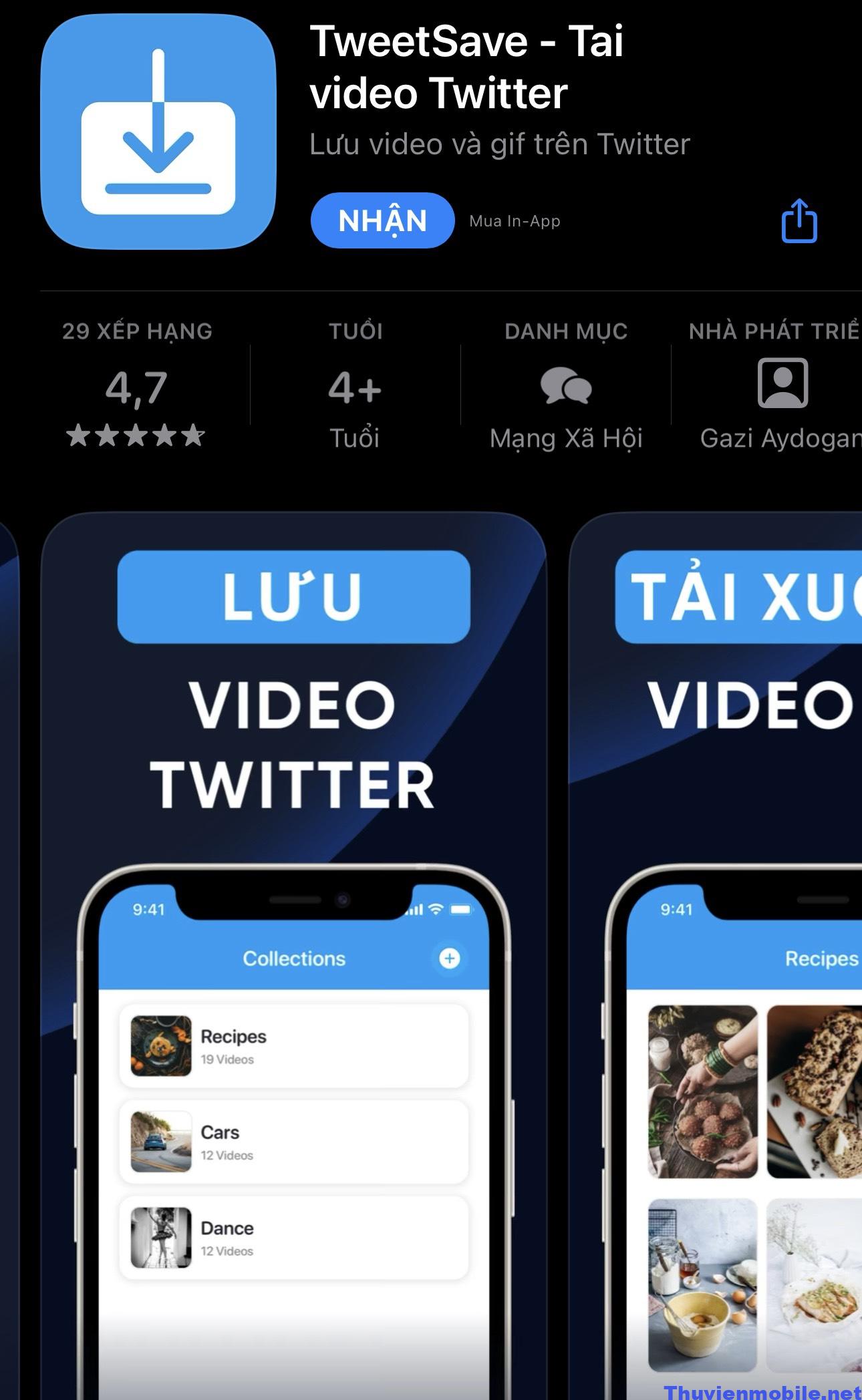 ung dung tai video twitter ve dien thoai Hướng Dẫn Tải Video Twitter Về Điện Thoại IOS Và Android 2024